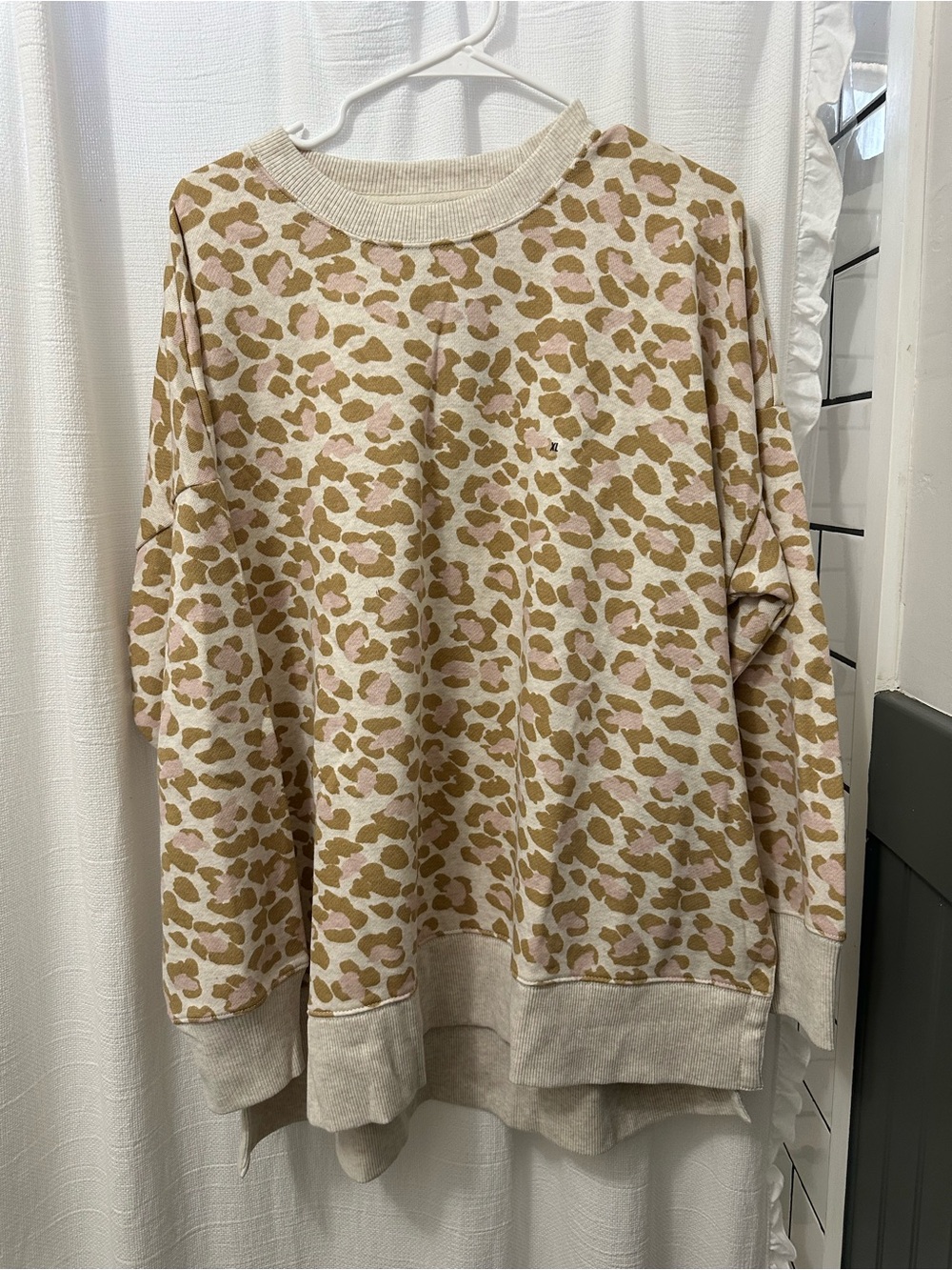 aerie Leopard Print Pullover